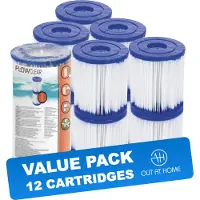 Bestway Flowclear VALUE PACK 12 st. Patronenfilter Typ I