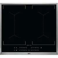AEG IKE64450XB, Schwarz, Integriert, Zonen-Induktionskochfeld, 4 Zone(n), 4 Zone(n), Groß