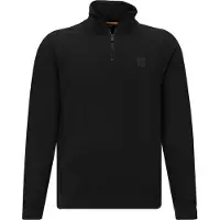 BOSS Sweatshirt aus Baumwoll-Terry mit Troyerkragen Grösse M