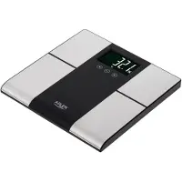 Adler AD 8165, Elektronische Personenwaage, 225 kg, 100 g, Schwarz, Grau, kg, lb, ST, Rechteck