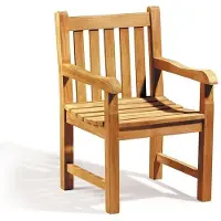 Lestix International Gartensessel Teakholz Extra Stark Piceno Massivholz Wetterfest