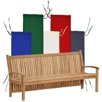 Lestix International Bankauflage 180 cm x 50 cm für Gartenbank Pescara - creme
