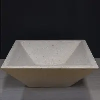 Teako Design Aufsatzwaschbecken Vitellia Ø 40 cm aus Terrazzo