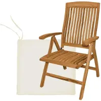 Lestix International Sitzauflage 50 cm x 50 cm für Hochlehner Bari / Catania - creme