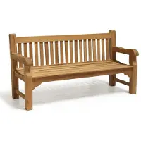 Lestix International Bankauflage 240 cm x 47 cm für Parkbank Belluno TB-1024 - rot