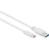 Gembird CCP-USB3-AMCM-W-0.1M, 0,1 m, USB C, USB A, USB 3.2 Gen 1 (3.1 Gen 1), Weiß