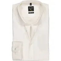 Olymp Businesshemd "No. Six super slim", Herren, Gr. 46, N-Gr, beige (hellbeige), Obermaterial: 97% Baumwolle, 3% Elastolefin, Hemden Businesshemd