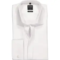 Olymp Businesshemd "Luxor modern fit", Herren, Gr. 48, N-Gr, weiß, Web, Obermaterial: 100% Baumwolle, Umschlagmanschette, Hemden Businesshemd