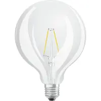 Osram LED Retrofit CL G125, 2 W, 25 W, E27, 250 lm, 15000 h, Warmweiß