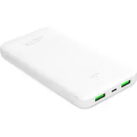Puro Power Bank 10000mAh mit USB-C + 2 USB-A Fast Charge – inklusive Kabel