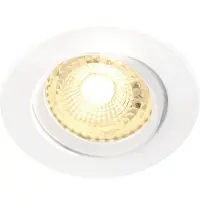 Nordlux 5 x LED Einbaustrahler Octans Weiß rund schenkbar 4,8W GU10 345lm warmweiß 2700K
