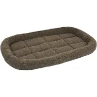 Flamingo Kissen Sherpa - Rechteck - Braun - 70,5 x 41,5 x 8 cm