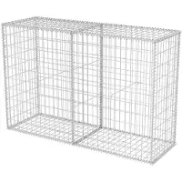 vidaXL - Gabionen - Korb - 150x50x100 - cm - verzinkt - Stahl