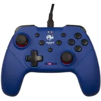 Konix KX FFF SWITCH/PC PAD BLUE, Gamepad, Nintendo Switch, PC, D-Pad, Home button, Menü-Taste, Schaltfläche Start, Turbo-Taste, Analog / Digital, Kabelgebunden, USB