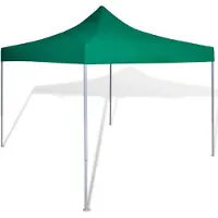 vidaXL Faltzelt 3 x 3 m Grün