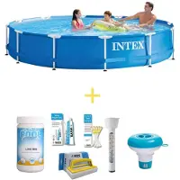 Intex Frame Pool Rund - 366x76 cm - 7-teilig S21333