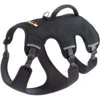 Ferplast verstellbares Hundegeschirr L Brustumfang 70-80 cm Schwarz