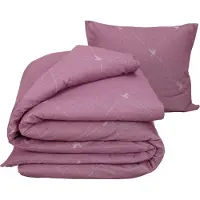 De Witte Lietaer bettbezug Piper140 x 220 cm Baumwolle rosa