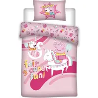 Aymax Kinderbettwäsche – Bettbezug140x200 cm & Kissenbezug 65x65 cm für Kinderzimmer