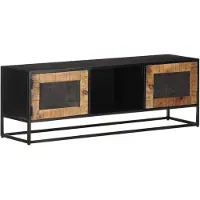 vidaXL TV-Schrank 120x30x40 cm Raues Mangoholz
