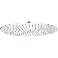 vidaXL Regenbrause Edelstahl 50 cm Rund