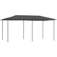 vidaXL Pavillon 2,98x5,3x2,59 m Grau 160 g/m²