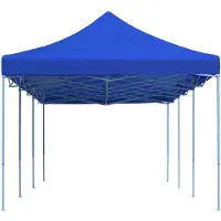 Shumee vidaXL Faltzelt Pop-Up Partyzelt 3 x 9 m Blau