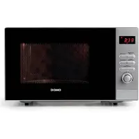 Domo DO2923, Arbeitsplatte, Solo-Mikrowelle, 23 l, 800 W, Eingebautes Display, Tasten, Drehregler