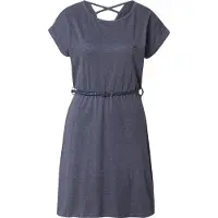 Alife & Kickin Blusenkleid , Damen, Gr. M, Normalgrößen, blau (marine), 65% Baumwolle, 35% Polyester, Rundhals, Kleider Blusenkleid
