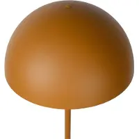 Lucide Stehleuchte Siemon aus Stahl, Ø 35 cm, ockergelb