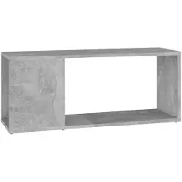 vidaXL TV-Schrank Betongrau 80x24x32 cm Holzwerkstoff