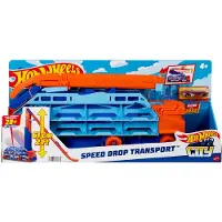 Mattel HDY92 - Hot Wheels City - Abschussrampen Transporter (1 Fahrzeug enthalten)