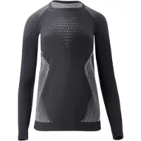 UYN Woman Evolutyon Comfort Underwear Shirt Long Sleeve charcoal/white/light grey (G930) XS