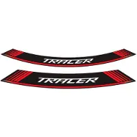 Puig 9293R Rim Strips Specials passend fuer YAMAHA MT-09 TRACER Rot
