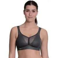 Anita Sport-BH "Sport BH air control DeltaPad", Damen, Gr. 90, Cup AA, grau (anthrazit), Stoff, Obermaterial: 49% Polyamid PA. 39% Polyester PES. 12% Elasthan EL., BHs Sport-BH