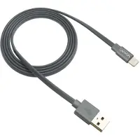 Canyon CNS-MFIC2DG, 0,96 m, Lightning, USB A, Stecker, Stecker, Silber