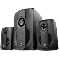 Hiditec H400 Dark Edition 2.1 80w Lautsprecher Schwarz One Size / EU Plug 220V Schwarz One Size