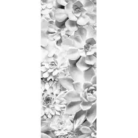Komar Vliestapete "Digitaldruck Vlies - Shades Black and White Panel" bedruckt glatt Wohnzimmer, Schlafzimmer