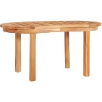 vidaXL Couchtisch 90x50x45 cm Massivholz Teak