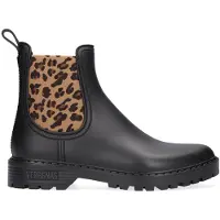 Verbenas Damenschuhe Stiefeletten Schlupfstiefel Stiefelette Schwarz