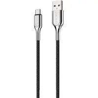 Cygnett CY2682PCUSA USB Kabel USB 2.0 2 m USB C USB A Schwarz, Edelstahl