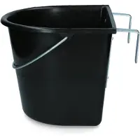 Hofman Futtertrog 15 l mit Haken und Griff dunkelblau
