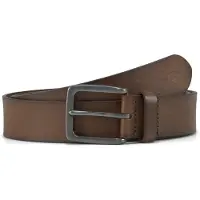 Tom Tailor Ledergürtel "TTSCOTT", Herren, Gr. 90, braun (cognac), Rindsleder, unifarben, Gürtel Ledergürtel, 3,5 cm breit, Herrengürtel, Jeans und Casual, bis Gr. 120