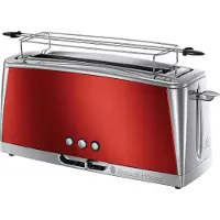 Russell Hobbs Toaster [Langschlitz für 2 Scheiben / 1 breite Brotscheibe] Luna E