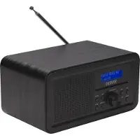 Denver DAB-30 DAB+/FM Radio mit Wecker, Display & Kopfhöreranschluss