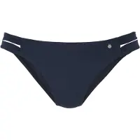 s.Oliver Bikini-Hose "Spain", Damen, Gr. 36, N-Gr, blau (marine), Microfaser, Microfaser, unifarben, Badehosen Bikini-Hose, mit Seitenbändern