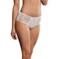 Anita Taillenslip "Taillenslip Fleur", Damen, Gr. 48, Spitze, beige (crystal), Spitze, Obermaterial: 80% Polyamid PA. 20% Elasthan EL., Unterhosen Taillenslip