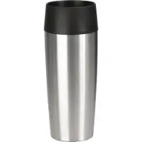 EMSA Travel Mug Isolierbecher mit Quick Press Verschluss 513351 , Fassungsvermögen: 360 ml, Edelstahl