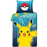 Pokémon Pikachu 140x200 Cm/70x90 Cm Bettwäschegarnitur