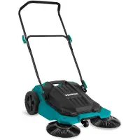 Vonroc Kehrmaschine - 65cm Kehrbreite - 18 Liter Behälter | 2600m2 pro Stunde